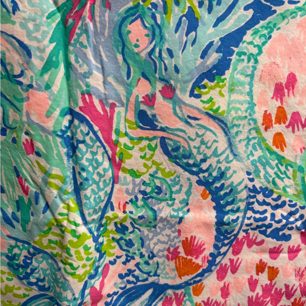 Lilly Pulitzer for Pottery Barn mermaid sheets twin - Picture 2 of 6